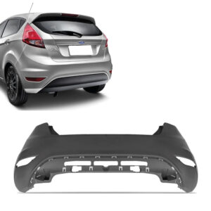PARACHOQUE TRASEIRO NEW FIESTA HATCH 13/19 PRETO LISO IMPORTADO