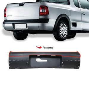 PARACHOQUE TRASEIRO SAVEIRO CROSS G5/ G6 08/16 PRETO LISO