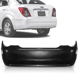 PARACHOQUE TRASEIRO SONIC SEDAN 12/14 PRETO LISO IMPORTADO