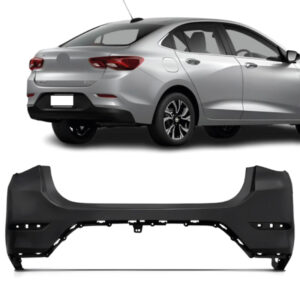PARACHOQUE TRASEIRO SUPERIOR ONIX SEDAN PLUS 20/26 SEM FURO SENSOR PRETO LISO IMPORTADO