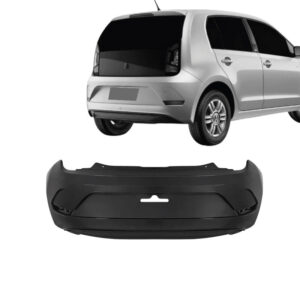 PARACHOQUE TRASEIRO UP 17/21 COM SPOILER SEM FURO SENSOR PRETO LISO PARCIAL