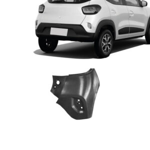 PONTEIRA PARACHOQUE TRASEIRO SUPERIOR KWID 22/25 PRETO LISO