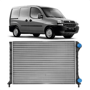 RADIADOR MANUAL DOBLO 01/11 1.3/1.6 16V COM AR IMPORTADO