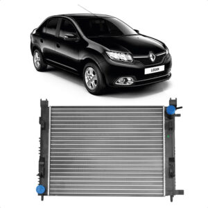 RADIADOR MANUAL LOGAN/ SANDERO 14/25 1.0/1.6 COM/SEM AR IMPORTADO