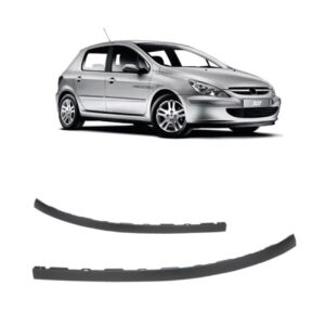 SPOILER PARACHOQUE DIANTEIRO 307 03/06 2 PECAS PRETO TEXTURIZADO IMPORTADO