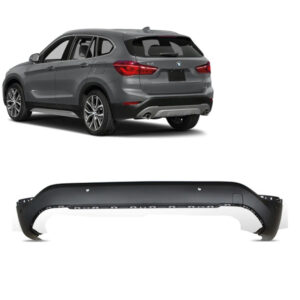 SPOILER PARACHOQUE TRASEIRO BMW X1 16/22 PRETO TEXTURIZADO IMPORTADO