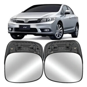 SUBCONJUNTO RETROVISOR EXTERNO CIVIC 12/17 COM PISCA