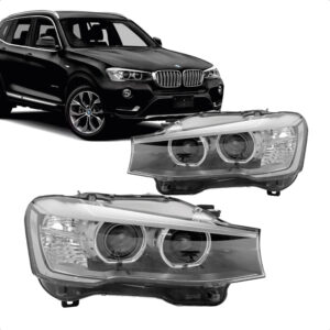 FAROL BMW X3 13/16 COM DIRECIONAL COM ENTRADA XENON SEM REATOR 8 PINOS IMPORTADO