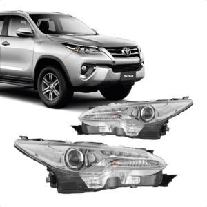 FAROL HILUX PICK-UP SRV 16/20 ELETRICO COM MOTOR COM LED IMPORTADO