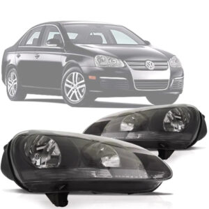 FAROL JETTA SEDAN 06/10 MANUAL MASCARA NEGRA IMPORTADO