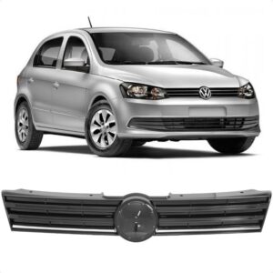GRADE RADIADOR GOL/ VOYAGE G7 16/18 PRETA COM FRISO CROMADO IMPORTADA