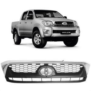 GRADE RADIADOR HILUX 09/11 CROMADA/PRETA IMPORTADA