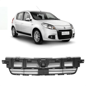 GRADE RADIADOR INTERNA SANDERO STEPWAY 12/14 PRETA IMPORTADA