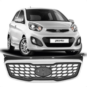 GRADE RADIADOR PICANTO 11/12 COM MOLDURA CROMADA