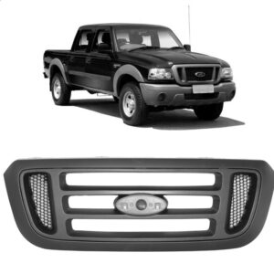 GRADE RADIADOR RANGER 05/09 MODELO AMERICANA PRETO LISO IMPORTADA
