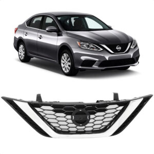GRADE RADIADOR SENTRA 17/20 COM FRISO CROMADO IMPORTADA