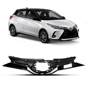 GRADE RADIADOR YARIS 23/25 PRETO LISO IMPORTADO
