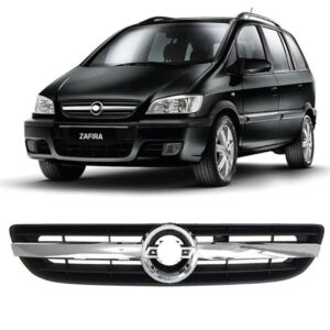GRADE RADIADOR ZAFIRA 05/12 PRETA COM FRISO CROMADO IMPORTADA