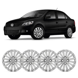 JOGO CALOTA GOL/ VOYAGE G5 08/11 ARO 13 PRATA PARAFUSO