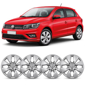 JOGO CALOTA GOL/ VOYAGE G6 13/16 ARO 14 PRATA PARAFUSO