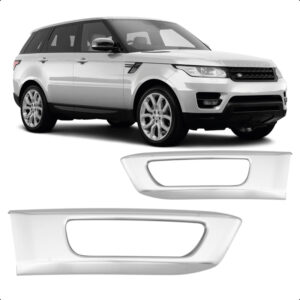 MOLDURA FAROL MILHA RANGE ROVER 14/18 PRATA IMPORTADO