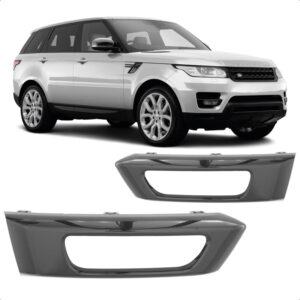 MOLDURA FAROL MILHA RANGE ROVER 14/18 PRETO IMPORTADO