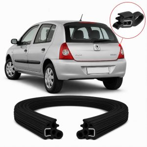 BORRACHA PORTA MALA CLIO HATCH 03/12 COM ABA