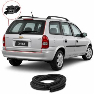 BORRACHA PORTA MALA CORSA WAGON 97/06 COM ABA