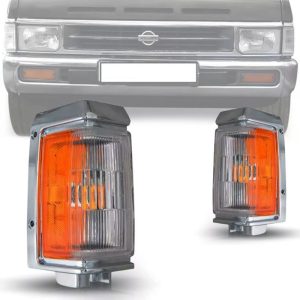 LANTERNA DIANTEIRA PATHFINDER 92/95 CRISTAL ARO CROMADO IMPORTADA