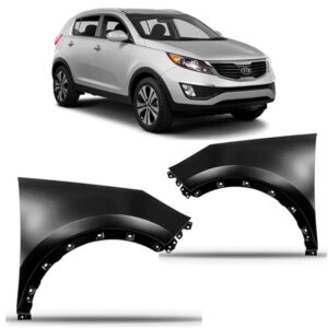 PARALAMA SPORTAGE 11/16 SEM FURO PISCA COM FURO MOLDURA IMPORTADO