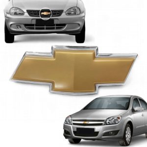 EMBLEMA GRADE CORSA CLASSIC 08/12 VECTRA 06/08 DOURADO