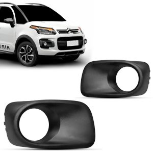 GRADE MILHA C3 AIRCROSS 11/15 PRETO COM FURO IMPORTADA