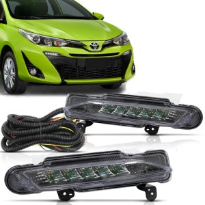 KIT FAROL MILHA YARIS 18/22 DAYLIGHT LED DRL IMPORTADO
