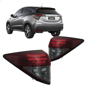 LANTERNA TRASEIRA CANTO HRV 15/18 FUME COM LED IMPORTADA
