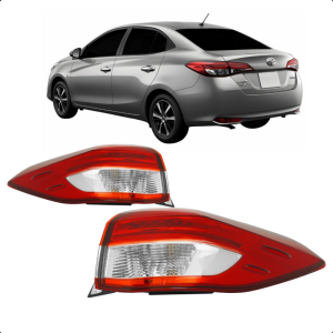 LANTERNA TRASEIRA CANTO YARIS SEDAN 18/25 COM LED IMPORTADA
