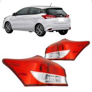 LANTERNA TRASEIRA YARIS HATCH 18/25 BICOLOR IMPORTADA