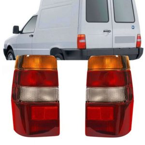 LENTE LANTERNA TRASEIRA FIORINO 86/97 MODELO CARTO TRICOLOR NACIONAL