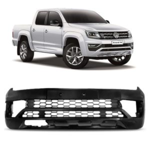 PARACHOQUE DIANTEIRO AMAROK 17/24 COM GRADE CENTRAL PRETO LISO IMPORTADO