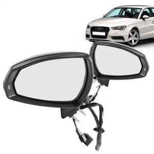 RETROVISOR EXTERNO A3 13/16 ELETRICO COM PISCA COM AQUECIMENTO IMPORTADO