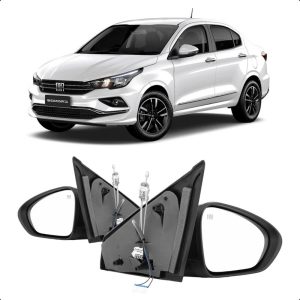RETROVISOR EXTERNO ARGO 23/25 CONTROLE INTERNO COM PISCA ORIGINAL