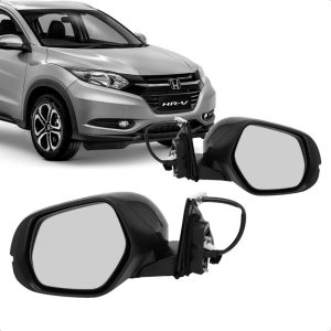 RETROVISOR EXTERNO HRV 15/21 ELETRICO COM PISCA 5 FIOS IMPORTADO