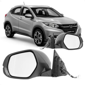 RETROVISOR EXTERNO HRV 15/21 ELETRICO COM PISCA RETRATIL IMPORTADO