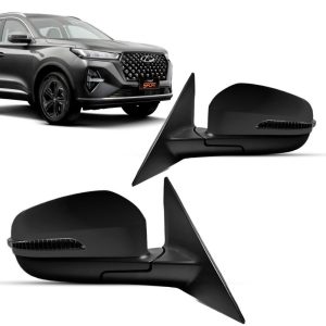 RETROVISOR EXTERNO TIGGO 7 SPORT 24/27 ELETRICO COM PISCA COM AQUECIMENTO IMPORTADO