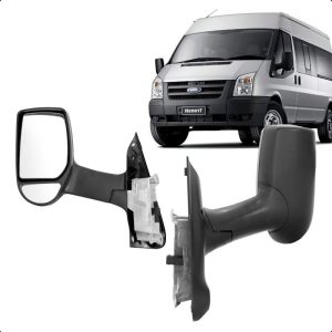 RETROVISOR EXTERNO TRANSIT 07/13 BRACO LONGO FIXO IMPORTADO