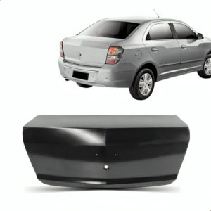 TAMPA TRASEIRA PORTA MALAS COBALT 12/16 COM FURO EMBLEMA IMPORTADA
