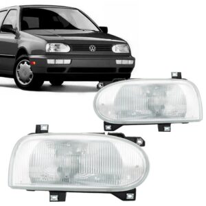 FAROL GOLF 95/98 MEXICANO FOCO SIMPLES IMPORTADO