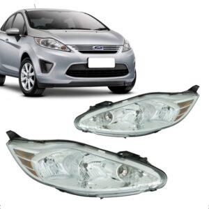 FAROL NEW FIESTA 13/17 MEXICANO CROMADO IMPORTADO