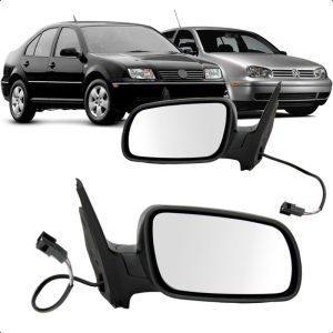 RETROVISOR EXTERNO GOLF 99/06 BORA 00/11 ELETRICO CABECA GRANDE IMPORTADO
