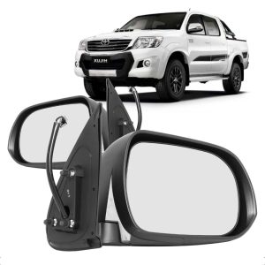 RETROVISOR EXTERNO HILUX 12/15 PICK-UP/ SW4 ELETRICO COM PISCA IMPORTADO
