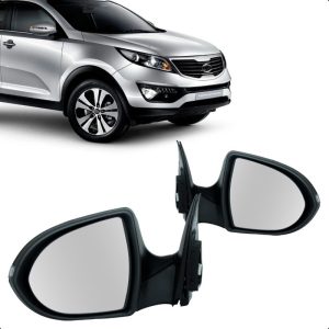 RETROVISOR EXTERNO SPORTAGE 11/16 ELETRICO COM PISCA 5 FIOS IMPORTADO